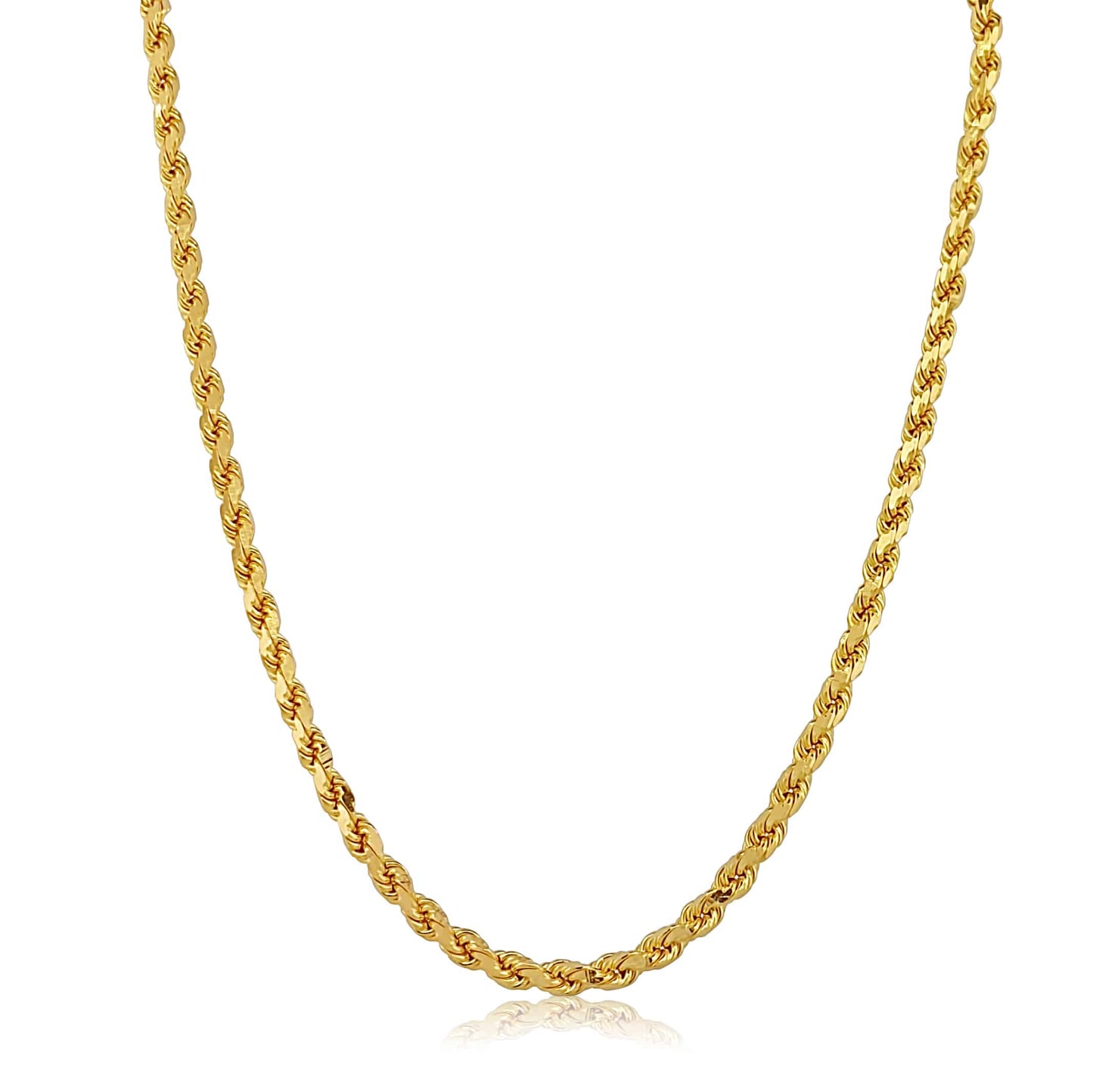 22k Solid Rope Chain 46g-50cm