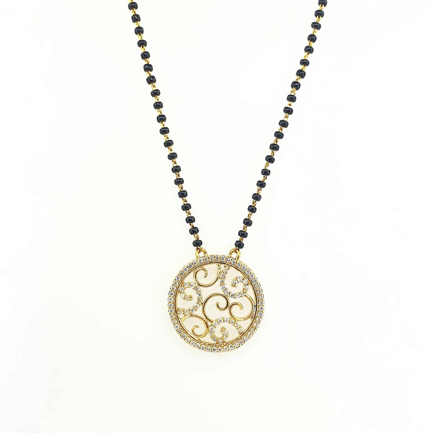 22k/18k Round Diamond Mangalsutra 8.52g