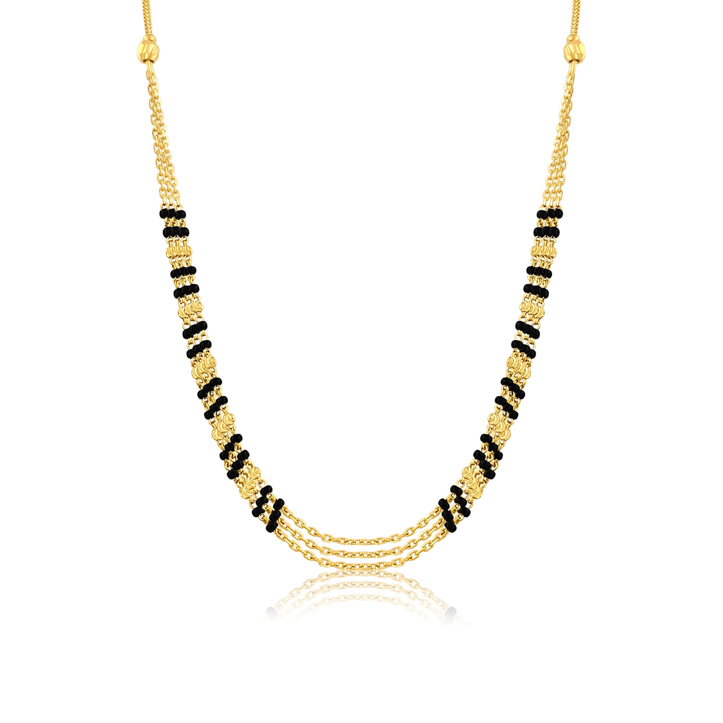 22k Layered Mangalsutra Necklace 8.29g