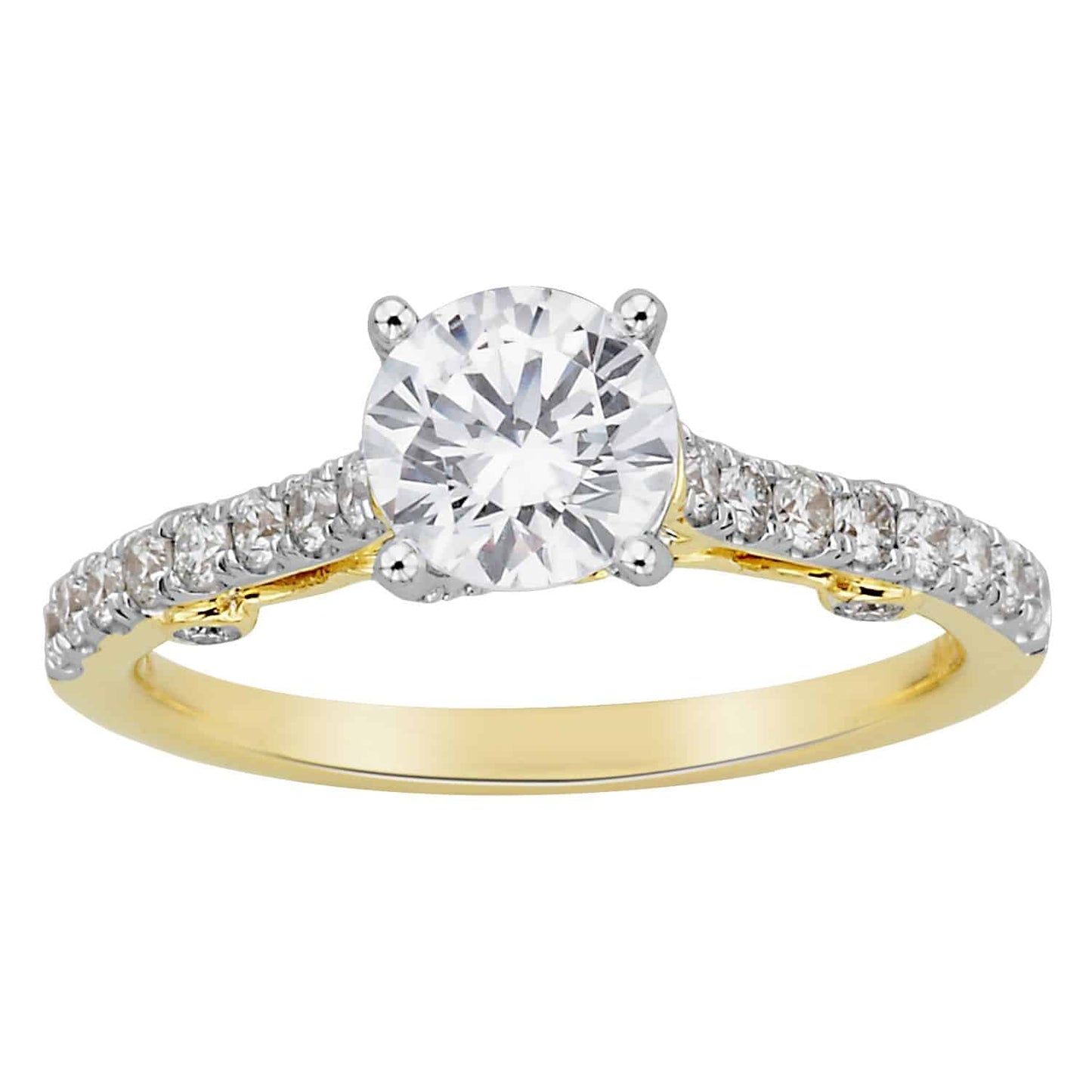 18k Antique Style Diamond Engagement Ring 3.77g