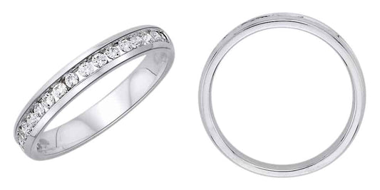 18k Full Diamond Eternity Band 2.99g