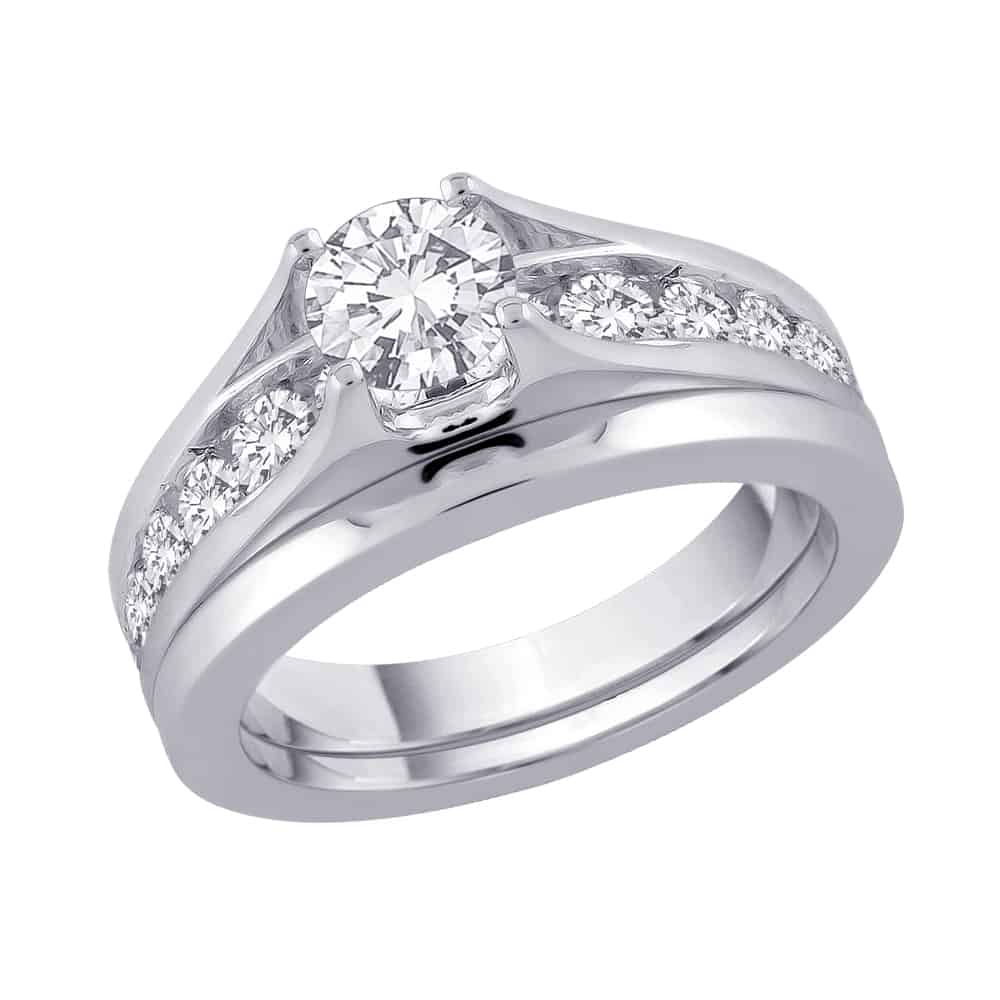 18k Diamond Bridal Set 15.31g
