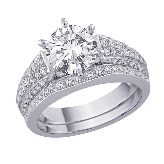 18k Diamond Bridal Set 8.71g