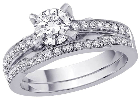 18k Diamond Bridal Set 5.65g