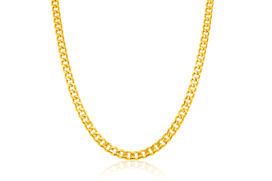 22k Classic Curb Link Chain 47g-50cm