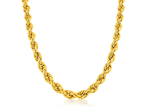 22k Gold Rope Chain 25g-50cm