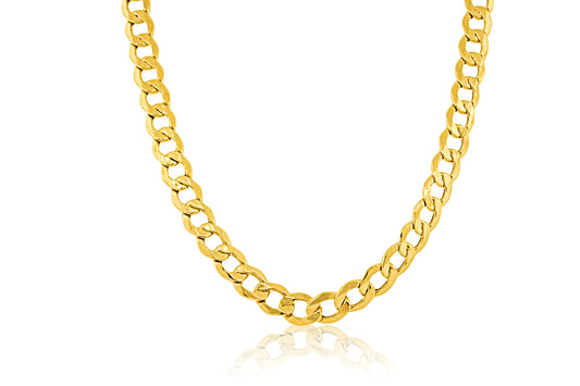 18k Curb Link Chain 24g-50cm
