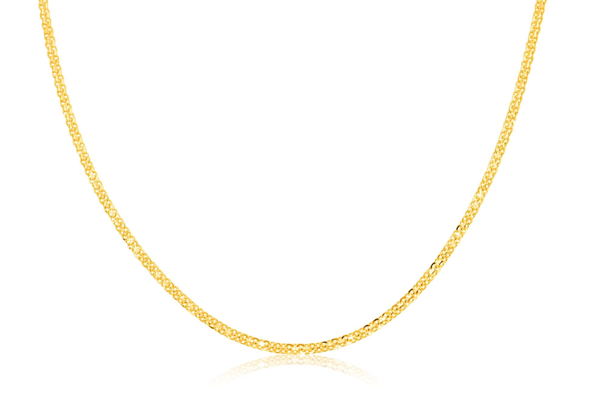 22k Flat Gold Chain 4.46g-45cm
