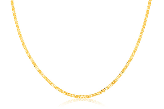 22k Flat Gold Chain 4.46g-45cm