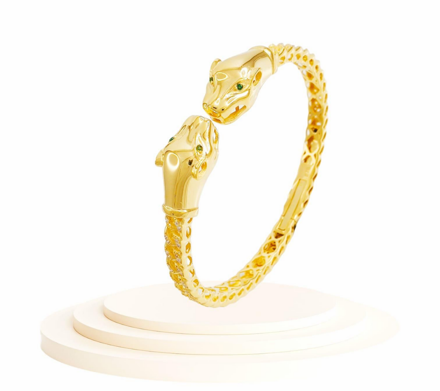 21k Panther Inspired Bracelet 19g