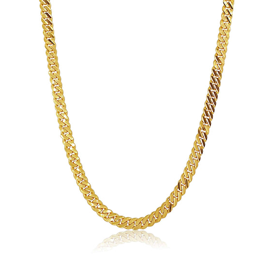 22k Diamond Cut Curb Link Mens Chain 50g-60cm
