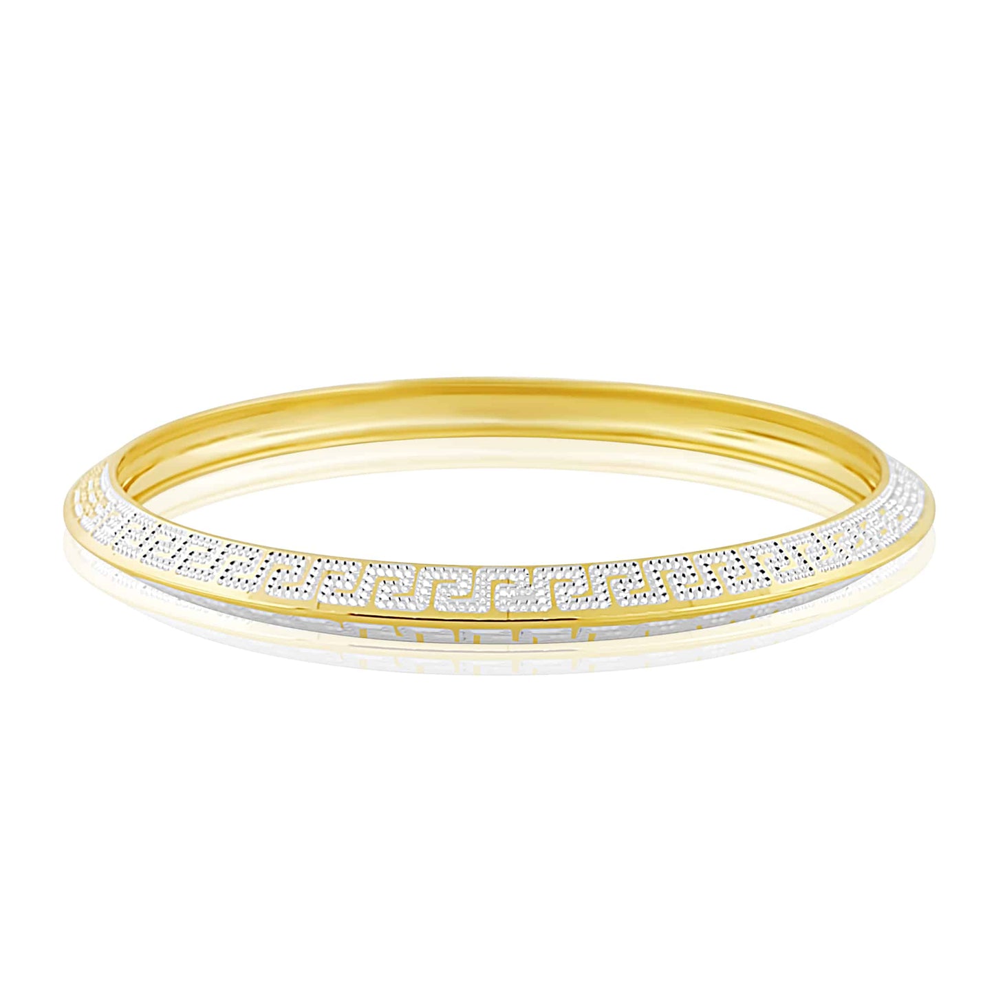 22k Two Tone Bangle 55g