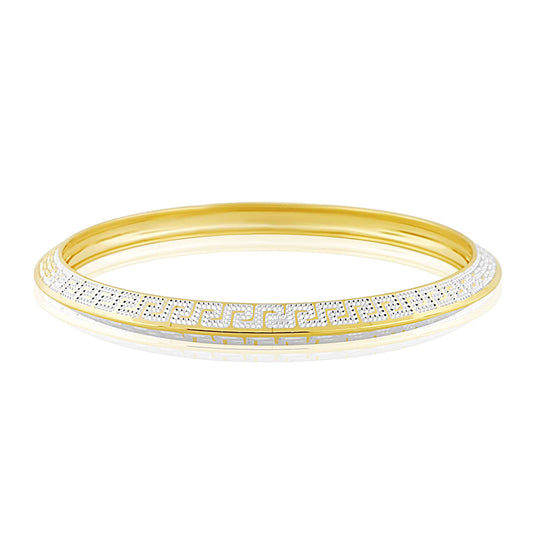 22k Two Tone Bangle 55g