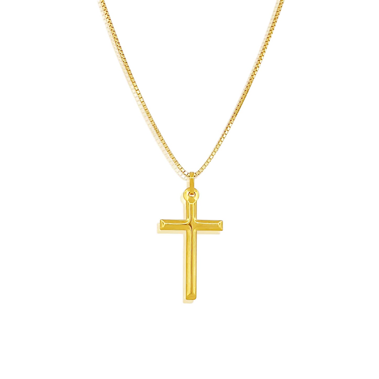 22k Plain Cross Gold Pendant 1.65g