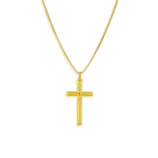 22k Plain Cross Gold Pendant 1.65g