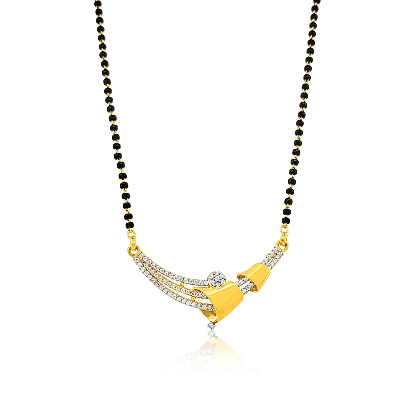 22k Fancy Detailed Mangalsutra 12.2g