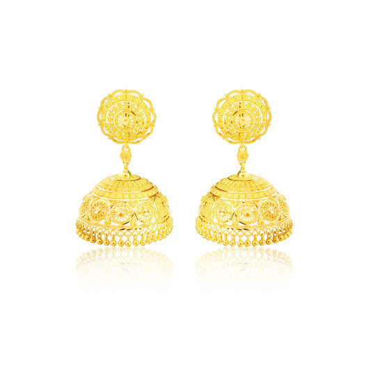 22k Fancy Jhumka Earrings 32.89g