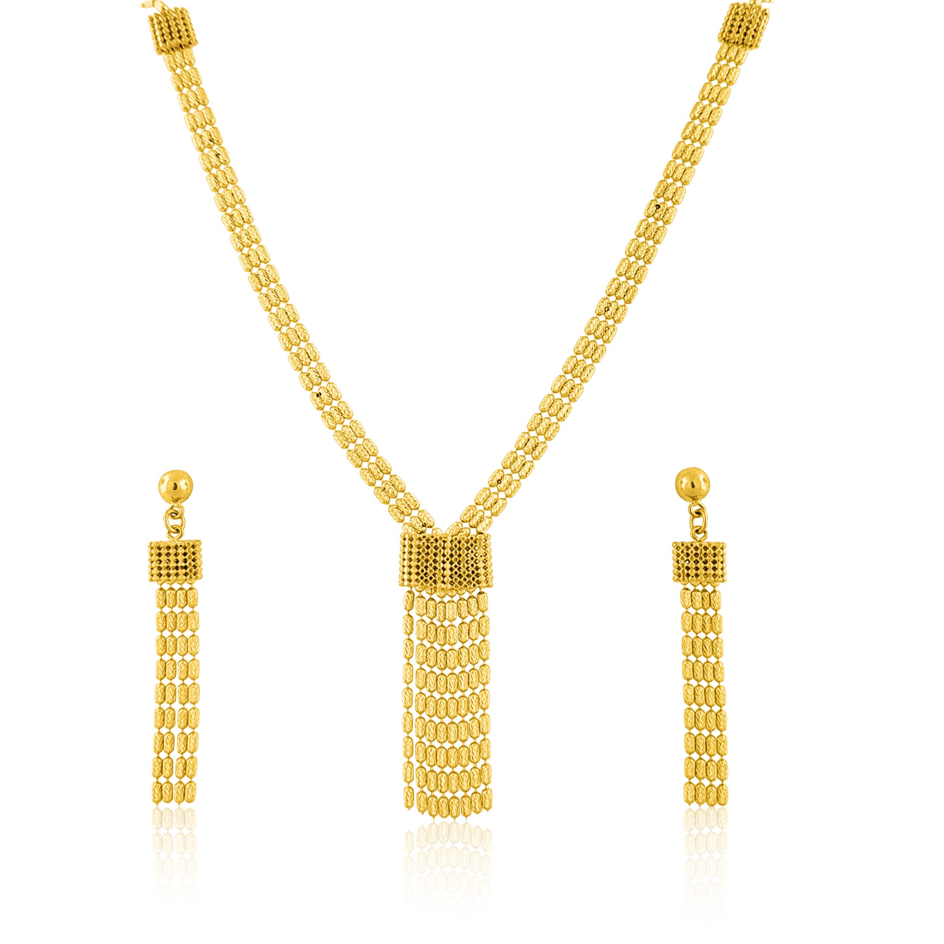 22k Draped Design Set 17.26g