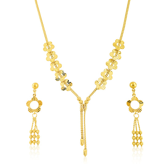 22k Flower Lightweight Set 12.64g
