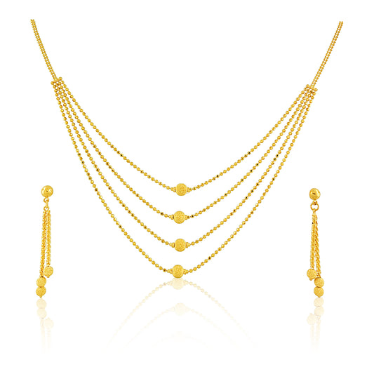 22k Layered Ball Detailed Set 17.69g