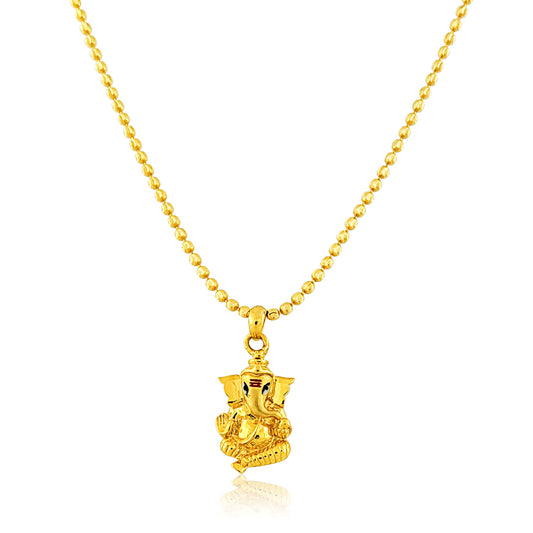 22k Ganesh Pendant 2.8g