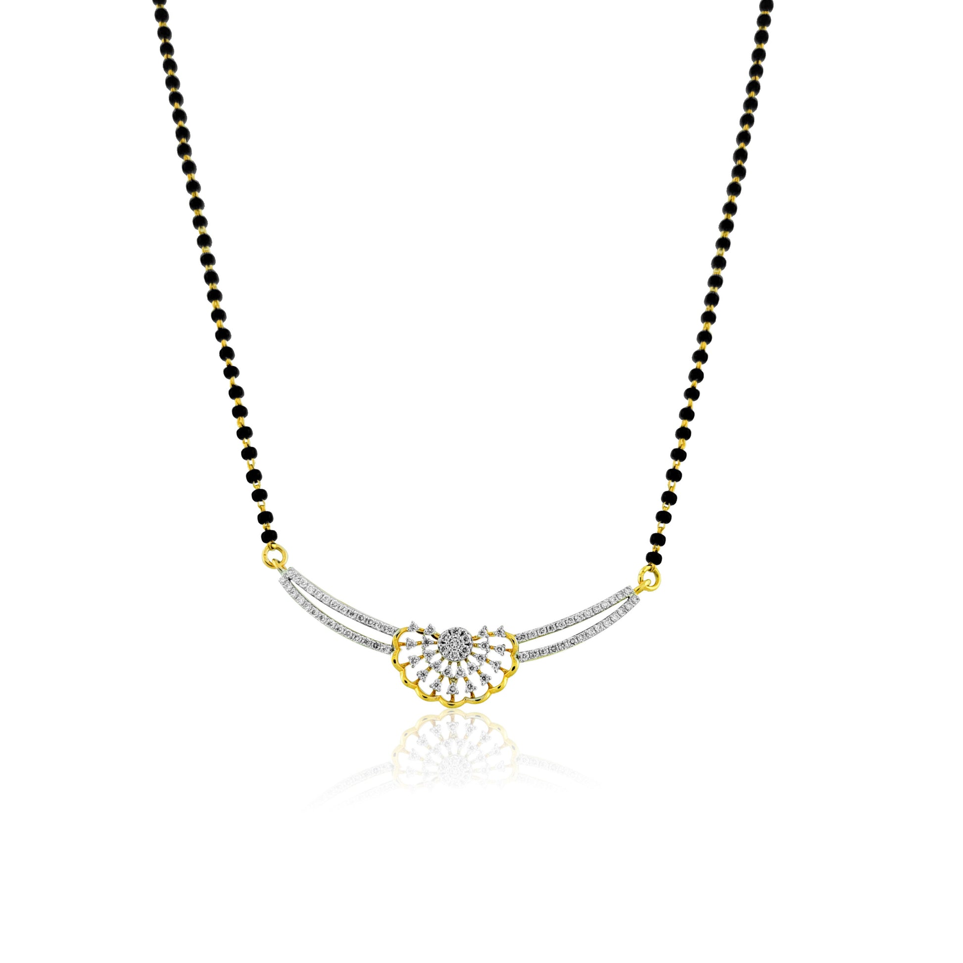 22k Cubic Zirconia Mangalsutra 6.03g