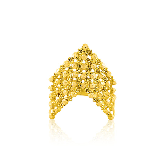 22k Arrow Design Ring 5.95g
