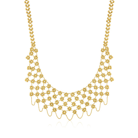 22k Draped Floral Detail Set 70g