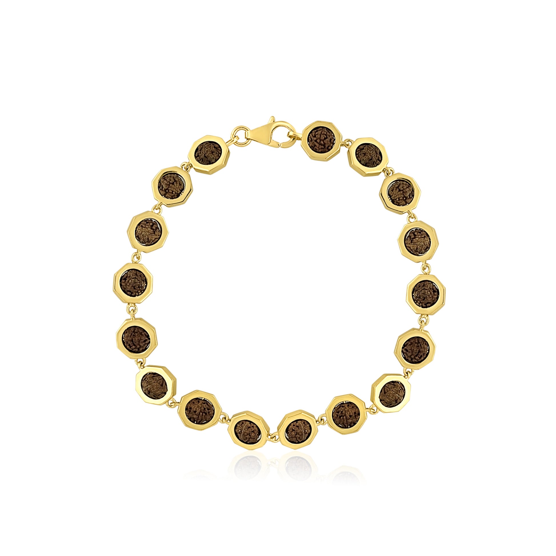 22k Rudraksh Bracelet 12g-19cm