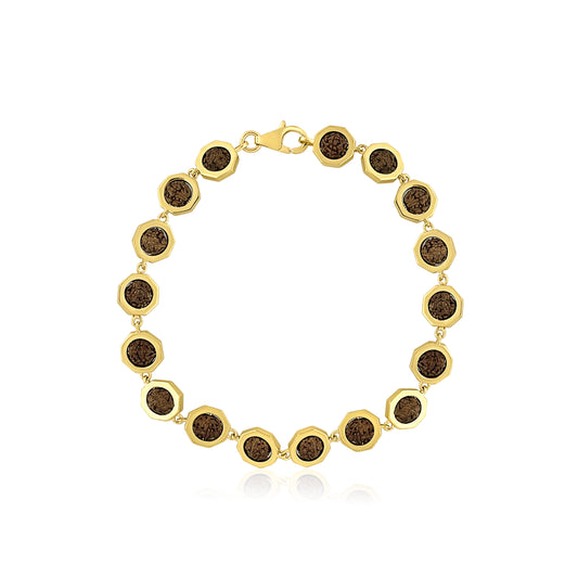 22k Rudraksh Bracelet 12g-19cm