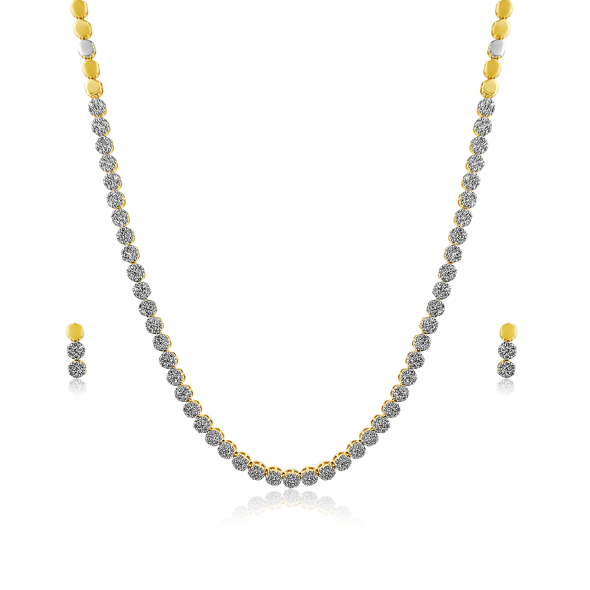22k Cubic Zirconia Tennis Set 35g