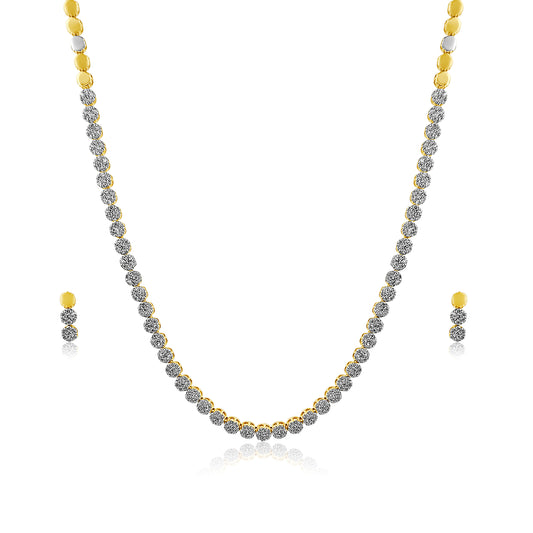 22k Cubic Zirconia Tennis Set 35g