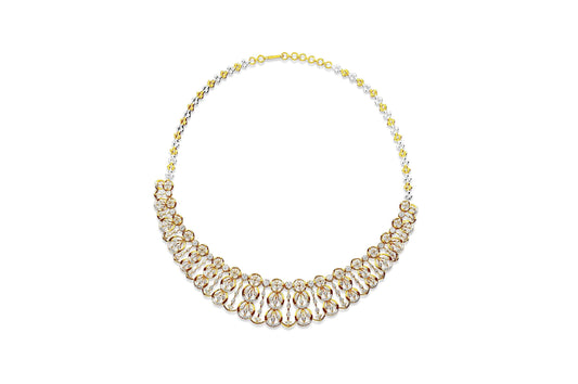 14k Diamond Fancy Layered Set 34.95g