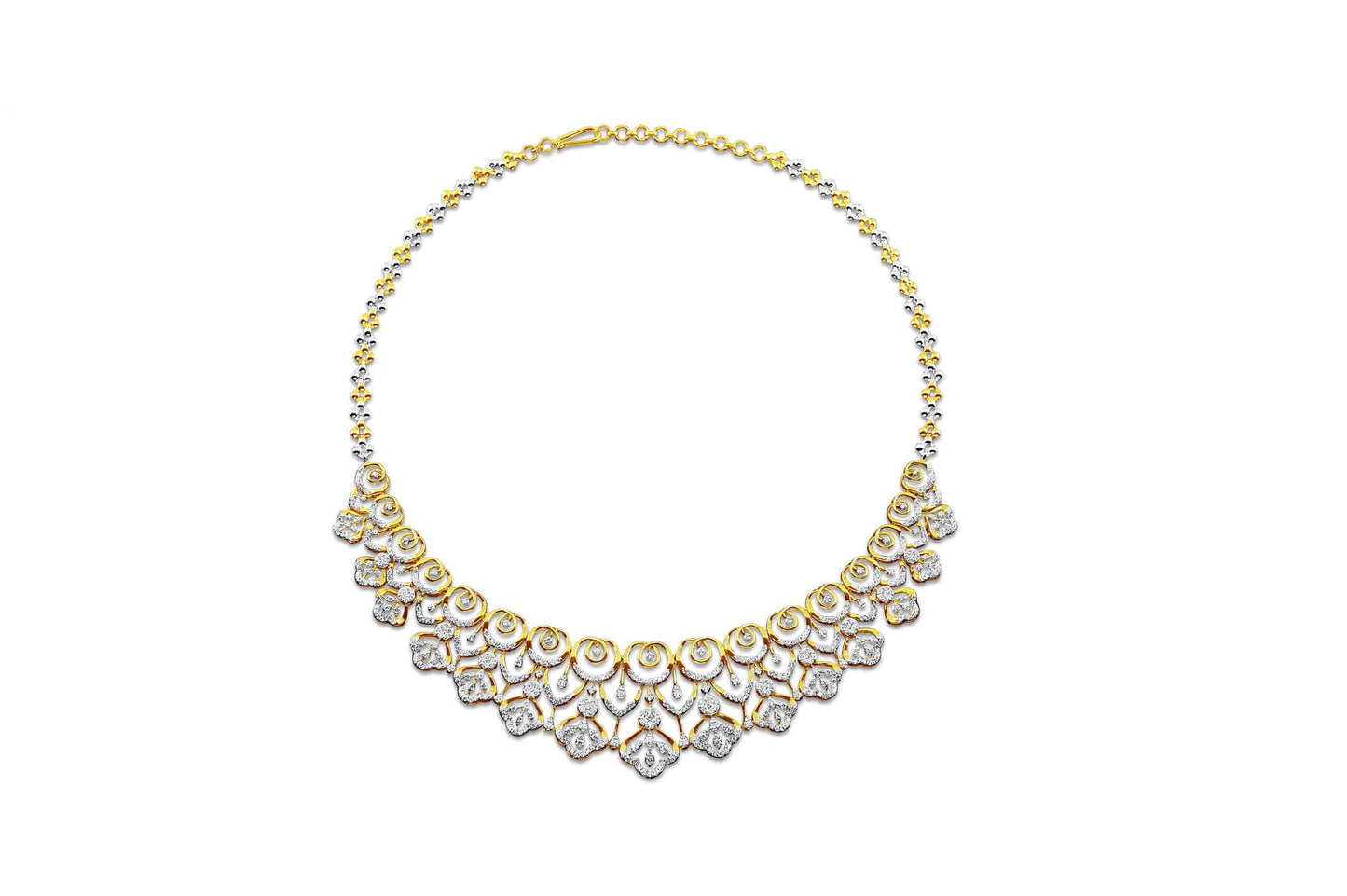 14k Diamond Fancy Set 32.58g