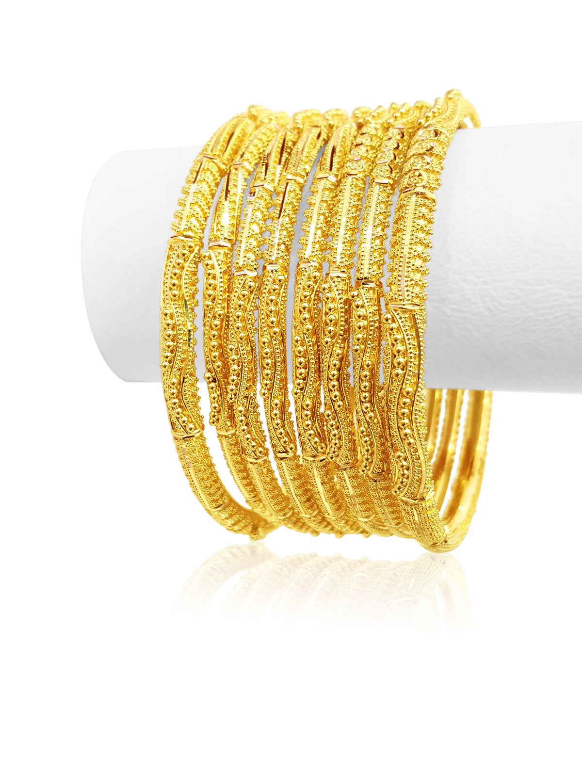 22k Detailed Bangle Set 96g