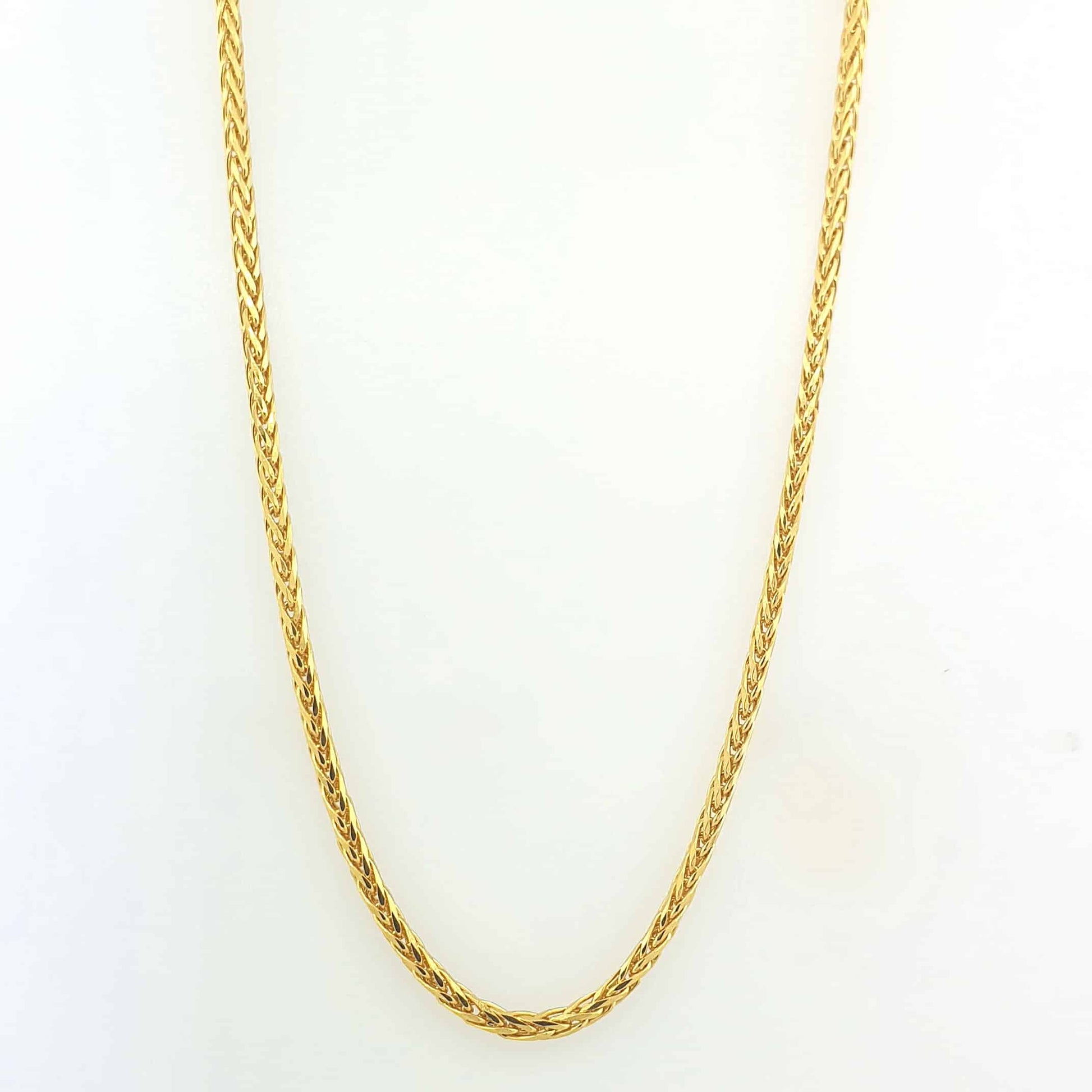 22k Wheat Style Chain 19.81g-50cm