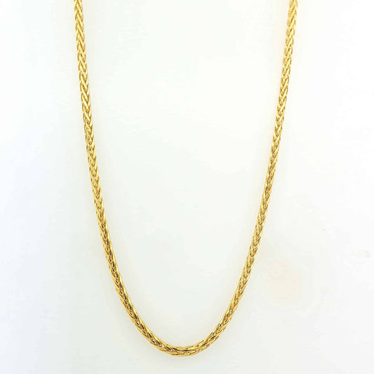 22k Wheat Style Chain 19.81g-50cm