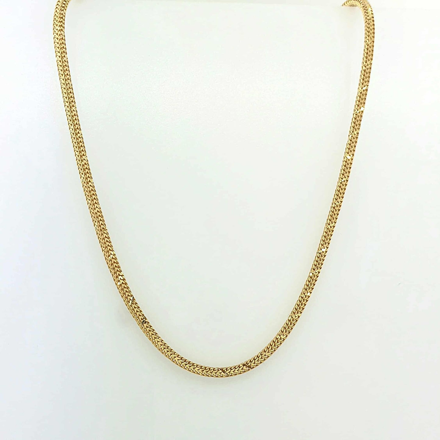 22k Line Detailed Chain 16.9g-40cm