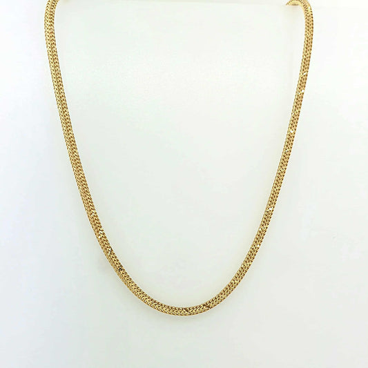 22k Line Detailed Chain 16.9g-40cm