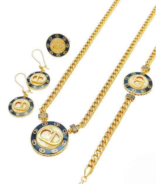21k Enamel Detail Full Set 44g