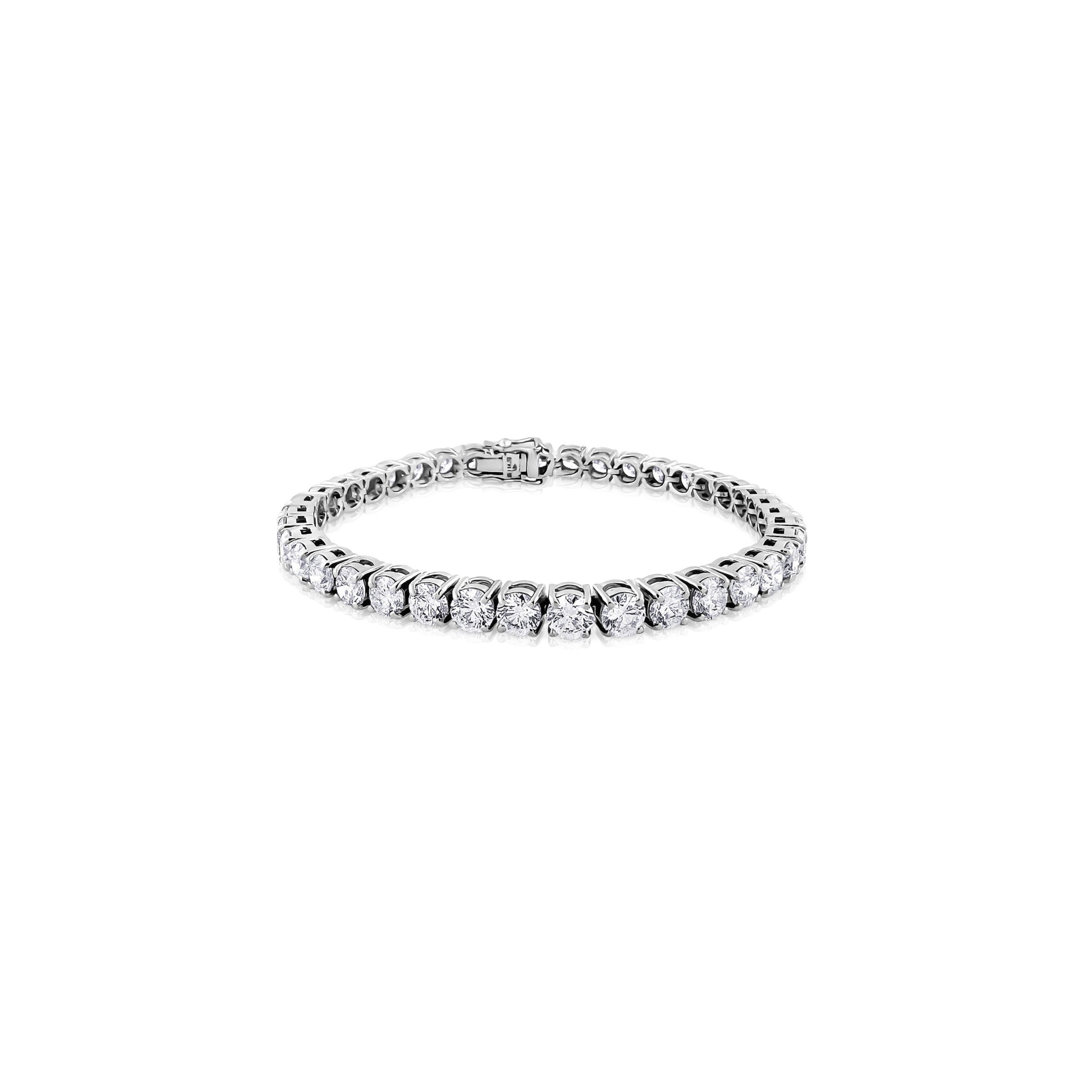 18k Diamond Tennis Bracelet 16.75g