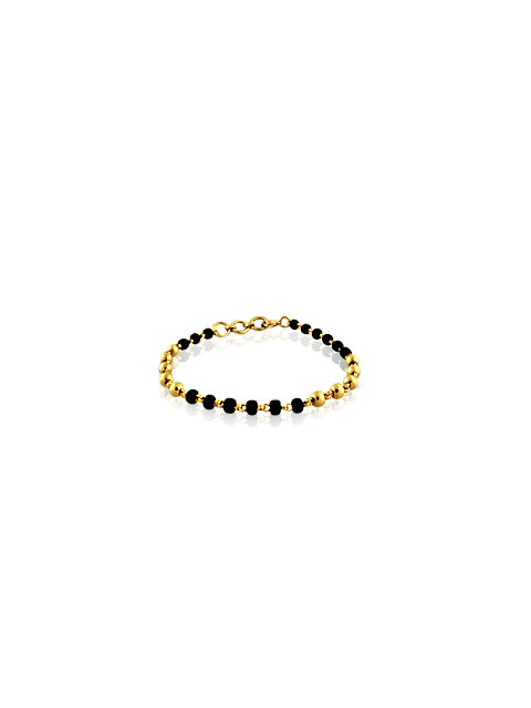 22k Beaded Baby Bracelet 4.8g