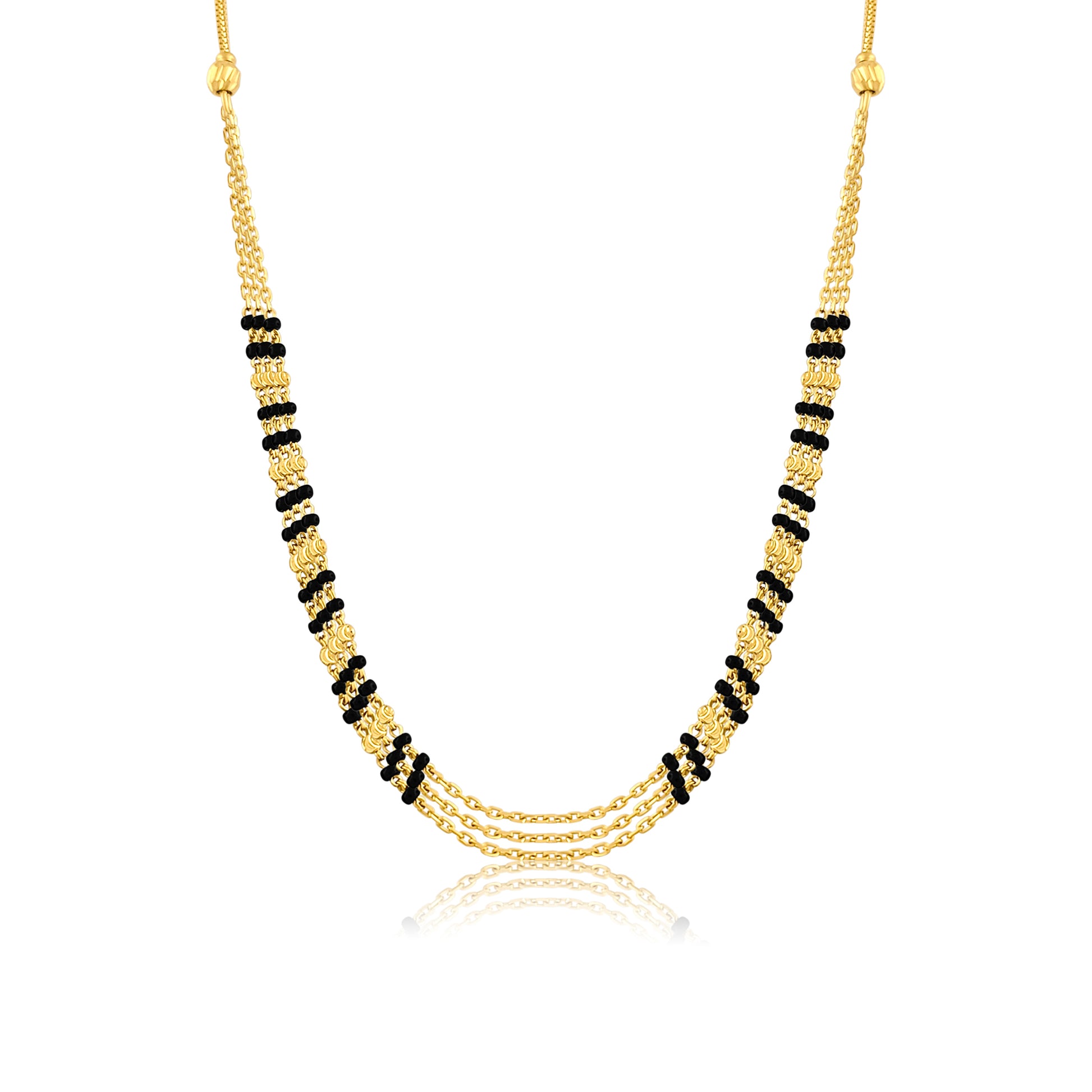 22k Layered Mangalsutra Necklace 8.29g