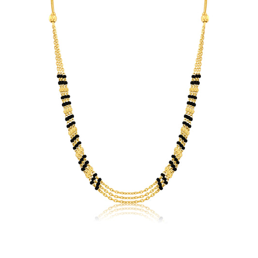 22k Layered Mangalsutra Necklace 8.29g