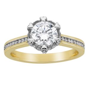 18k Heart Halo Design Diamond Ring 5.43g