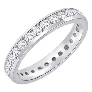 18k Full Eternity Diamond Band 3.10g