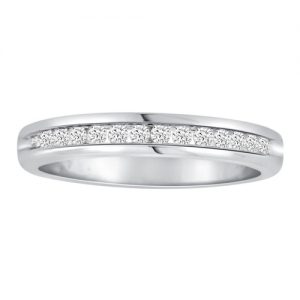 18k Bezal Diamond Band 2.80g