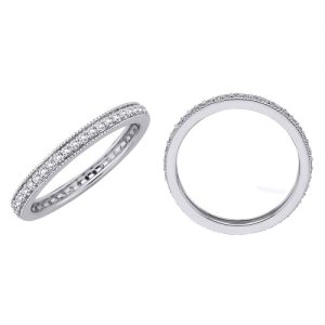 18k Diamond Eternity Band 2.11g