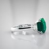 Columbian Emerald and Diamond ring in Platinum jewellery stores perth