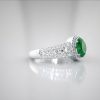 18K Emerald and Diamond ring jewellery online